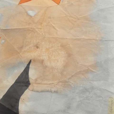 Ladislav Novák, Já, starý blázen, miluji a doufám, 59x40,6cm, kombinované techniky na papíře, 1997
