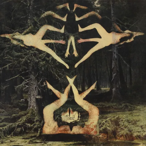 Ladislav Novák, bez názvu, 38,7x41cm, alchymáž, 1968
