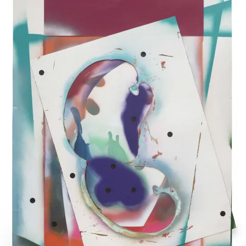 Tutti colori, 100 x 70 cm, kombinovaná koláž na papíře, 2024